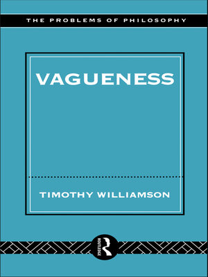 cover image of Vagueness